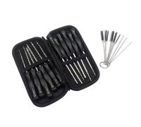 lvifloae Outil de réglage de carburateur, Sac à Fermeture éclair, Brosse Incluse, Petite Tondeuse à Moteur 2 Temps, désherbeur, tronçonneuse, souffleur, Outil de réglage de