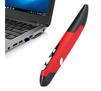 lvifloae Pen Type de Souris Souris Wireless USB Computer Stylus Wireless Optical Pocket Pen Mini Air Mouse Ergonomic Vertical Design avec 2,4 g Système de Suivi Optique pour (PR-03)