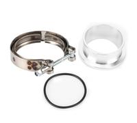 Lvifloae pince de de compresseur Turbo en aluminium, accessoire de serrage de de bande Turbo V, adapté pour Holset Hx35 Hx35w Hx40w