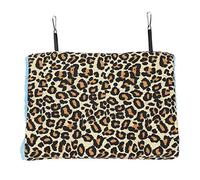 lvifloae Pivoine Perroquet Oiseau Hamac Lit Nichoir Perruche Nichoir Animaux Suspendus Nids Tente Cabane Cage Pad Cachette Lit De Couchage Triangle Nid en Coton pour Perruche (Taille Moyenne)