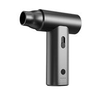 Lvifloae Portable électrique Air à air portable Handheld Comprime Snuter Computer Nettoyer Mini puissant souffleur de poussière pour l'électronique Nettoyage Aluminium Body (Black)