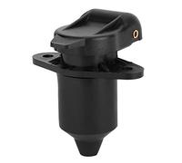 lvifloae prise de remorque à 3 broches, adaptateur de remorque 12 V, prise à 3 broches, équipée d'un boîtier thermoplastique robuste et plaquée