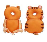 lvifloae Protection de tête pour bébé Oreiller à tête plate Protection de tête pour bébé Sac à dos en forme d'animal Rembourrage en coton PP Oreiller de sécurité pour la marche (Tigre)