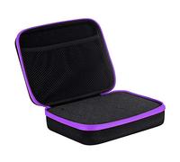 Lvifloae Sac de Rangement d'huile Essentielle 30 Compartiments 5ML 10ML 15ML Sac d'huile Essentielle Multicolore résistant aux Chutes et aux Chocs (Púrpura)