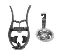 Lvifloae séparateur d'ouvreur de craquelins d'œufs en acier inoxydable, coquille d'œuf facile à main, outil de cuisine créatif