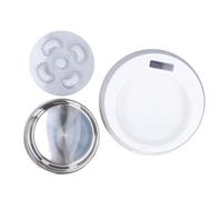Lvifloae Smart Pet Pet Bowl avec échelle Alimentaire intégrée 500g Capacité Tilted Digital Pet d'alimentation pour Animaux de Compagnie avec Un Bol de Nourriture pour Animaux de