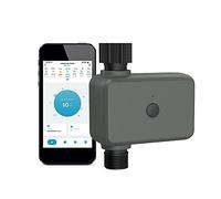 Lvifloae Smart Water Timer Bluetooth Irrigation Contrôleur Intelligent App BT Timer d'irrigation programmable avec Vocal Control Rain Retard 3 Modes d'arrosage pour Garden Terrace (Je Valve)