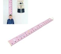 lvifloae Tableau de Croissance de la Taille des Enfants Tableau de Croissance de la Taille précis du bébé Règle Amovible Tableau de Mesure Mural en Bois pour la Maison Classique (Pink Cloud)