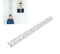 lvifloae Tableau de Croissance de la Taille des Enfants Tableau de Croissance de la Taille précis du bébé Règle Amovible Tableau de Mesure Mural en Bois pour la Maison Classique (Triangle)