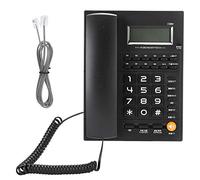 lvifloae Téléphone fixe téléphonique câblé câblé avec enregistrements d'appel ALARME R Fonction de clé 16 Sonneries Volume réglable pour le restaurant Hotel Hotel Restaurant