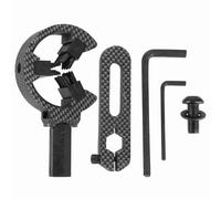 lvifloae TP812 Compound Bow Recurve Bow Brush Arrow Rest Universal Flipper Rest with Adjustable Brush Fall Away Design for Hunting Target Archery (Carbon Cloth Camouflage)