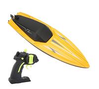 lvifloae TY2 2,4g Boat à télécommande Board à Grande Vitesse à Grande Vitesse sans Batterie 2,4 GHz à Haute Vitesse Remote Control Racing Boat Speedboard, adapté aux Personnes âgées de 14 (Jaune)