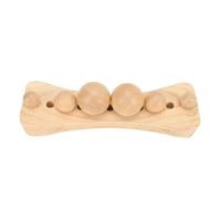 Lvifloae Wooden Stretch Massage Oreiller Back Trigger Point Point Point Massageur Shiper With 6 Balles Réglables Tool de libération musculaire portable pour le cou Back Hip Spine