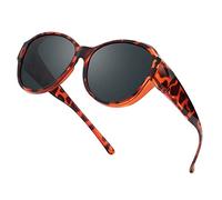 LVIOE Surlunettes de Soleil Polarisées Femmes Clip Lunettes de Soleil Protection 100% UVA UVB