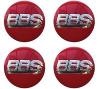 lvjiena 4 pièces Cache Moyeu pour BBS 56mm, Haute Qualité ABS Étanche Capuchons de Moyeu de Roue Centre de Jante Capuchons Badge Logo,A