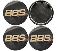 lvjiena 4 pièces Cache Moyeu pour BBS 70mm, Haute Qualité ABS Étanche Capuchons de Moyeu de Roue Centre de Jante Capuchons Badge Logo,B