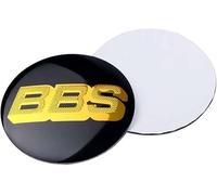 lvjiena 4 pièces Cache Moyeu pour BBS 80mm, Haute Qualité ABS Étanche Capuchons de Moyeu de Roue Centre de Jante Capuchons Badge Logo