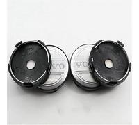 lvjiena 4 pièces Cache Moyeu pour Volvo C30 C70 S40 V50 S60 V60 V70 S80 XC90 60mm, Haute Qualité ABS Étanche Capuchons de Moyeu de Roue Centre de Jante Capuchons Badge Logo