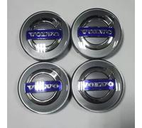 lvjiena 4 pièces Cache Moyeu pour Volvo XC60 S60 S90 V40 60MM, Haute Qualité ABS Étanche Capuchons de Moyeu de Roue Centre de Jante Capuchons Badge Logo