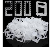 Lvjkes 200 Pièces Croisillon autonivelant, 3 mm Croisillon autonivelant, Nivellement précis, Efficacité accrue, Convient pour des épaisseurs de carreaux de 3 à 15 mm (3 mm)