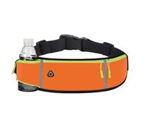 LVJMJ Ceinture de course multifonction unisexe avec bande réfléchissante, sac banane imperméable avec plusieurs poches pour téléphone de 7", versions standard et bouteille d'eau, sangle réglable