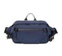 LVJMJ Sac de poitrine pour homme, sac banane de grande capacité pour tablette de 9,7", sac à bandoulière Techwear résistant à l'eau avec porte-clés, bandoulière réglable pour voyage, trajets et sports
