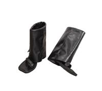 LVJMJ Sandales à enfiler pour femme avec boucle d'orteil, bottes mi-mollet souples à franges et boucle en métal - Plateforme compensée cachée de 6 cm - Style décontracté - Noir et kaki, Noir , 36.5 EU