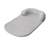 LVJMJ Tapis de refroidissement 3D en nid d'abeille pour animal de compagnie, tissu perlé à pois respirant, évacuant l'humidité, lavable, fond antidérapant, style oreiller plat ou traversin - S-L - 3