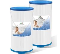 LVJUSEN 303279 Lot de 2 filtres pour jacuzzi AquaTerra/Freeflow/Lifesmart/Watkins, remplace le filtre fileté Clarathon FC 2402/OEM 78460 ACT-50SQFLTR, 5CH-37, LSX1057, PFF42TC-P4-2