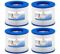 LVJUSEN Lot de 4 filtres à visser pour spa Relxtime/ALEKO/Wejoy Aquaspa/Co-z Spa/Spa/CleverSpa, filtre à visser/fileté pour type PM_SPA-P154, 8106