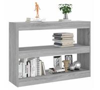 LVL - MEUBLE ETAGERE - Bibliothèque-Séparateur de pièce Sonoma gris 100x30x72 cm(9126)