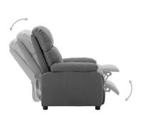 LVL - MEUBLE FAUTEUIL - Fauteuil inclinable Gris clair Tissu(5479)