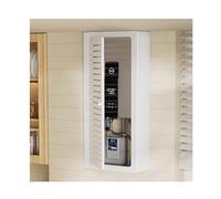 LVLDAWA Cache-Chauffe-Eau À Gaz, Cache-radiateurs en PVC avec Portes, Armoire Étanche Dissimulant Les Tuyaux pour La Cuisine(13.8X47.2X7.9IN)