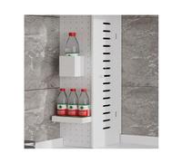 LVLDAWA Couvercle D'obturation pour Chauffe-Eau Gaz, Déflecteur Décoratif Tuyauterie L avec Porte, Porte Ventilation pour Conduit Tuyauterie pour Radiateurs(30X65X15CM)