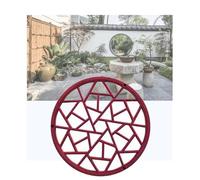 LVLDAWA Décoration Murale Style Chinois Pour Fenêtre Grande Peinture Murale 3D Suspendre Pour Extérieur Sculpture Murale Silhouette Cadre Fenêtre Pour Porte D'entrée(O)