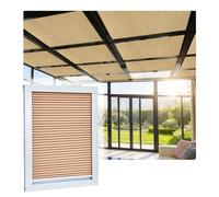 LVLDAWA Stores pour Puits Lumière À Isolation Thermique Stores Toit Occultants avec Système Guidage Antiaffaissement Rideaux Toit Rétractables pour Vérandas Serres(35X50cm/13.78x19.69in)