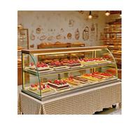 LVLDAWA Vitrine À Pâtisseries, Présentoir À Desserts Transparent pour Buffet De Bar, Meuble À Pain Frais pour Comptoir De Cuisine pour Pâtisserie(120X53X50CM)