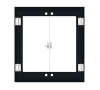 LVLDAWA Vitrine De Service pour Food Truck, Vitrines Coulissantes Acrylique pour Traiteurs, Vitrine Encastrée pour Snacks Et Food Trucks pour La Vente Service Caisse(Zwart,30X30CM)