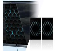 LVLIANGWANXIANGBAIHUO 2Pcs Autocollant de Montant de Porte pour VW Golf 7 Variant 2013-2017 Protecteur Étanche Décoratif Vinyle Couverture Anti-Rayures Film de Finition,Black and Blue