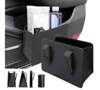 LVLIANGWANXIANGBAIHUO Boîte de Rangement de Porte pour Tesla Model Y 2020-2026, Organisateur latéral imperméable, Bac de Stockage Robuste et Discret, Noir