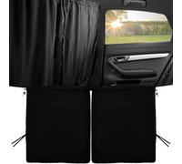 LVLIANGWANXIANGBAIHUO Rideaux de Séparation de Voiture pour Porsche 918 Spyder 2013 2014 2015, Cloison Occultante Imperméable pour Camping Voyage et Sommeil, 1 Ensemble Complet
