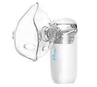 Lvozize Nebulisateur Inhalateur Pour Adultes, Silencieuse Nébuliseur Portable Aerosol Medical Rechargeable USB-C Portable Inhalateur Vapeur 2 Masques et 1 Embout