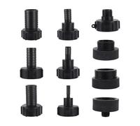 LVSELINGI Adaptateur de vidange réservoir IBC S60, Filetage Grossier 1", 2", 3/4", 1,5", Fin, Adaptateur Robinet mâle, raccords d'eau for Tuyau d'arrosage, pièce(1684)