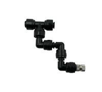 LVSELINGI Buse de brumisation réglable for Reptiles, Terrarium, arroseur, Jardin, Serre, système Refroidissement, 1/2/4 têtes(0.4mm Nozzle)