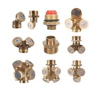 LVSELINGI Buses de brumisation for pulvérisation pesticides agricoles en Laiton Haute Pression Système d'irrigation Buse(1133)