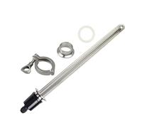 LVSELINGI Élément Chauffant électrique 220v, 1.5 Pouces, Tri Clover, Chauffe-Eau Tubulaire à Immersion SUS304, for Le Brassage Cheerfully(Heater Clamp Set,220v 3500w)