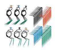 LVSELINGI Kit d'irrigation Goutte à flèche courbée for Serre 2 L/4 L/8 L, goutteur débit Constant, 1 Sortie, 4, Tuyau 3/5 mm, arrosage de Jardin(9501)