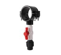 LVSELINGI Raccord de vidange à Selle Clip, pièces réparation Tuyau Principal en polyéthylène, vanne dérivation 75 mm 27 mm/75, connecteur d'eau Jardin agricole(9537)