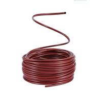 LVSELINGI Tuyau d'irrigation Goutte à 5/10/20/30/40/50 m 4/7 mm Ligne d'arrosage de Jardin Système Distribution Vierge Irrigation(50m Brown Hose)