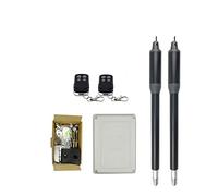 LVSEWOA Automatic Double Swing Gate Opener, Electric Gate Opener with Remote Control for Industrial and Residential Gate for Home Security/Farm/Garage/Business - Added Safety(2 Remote Control)